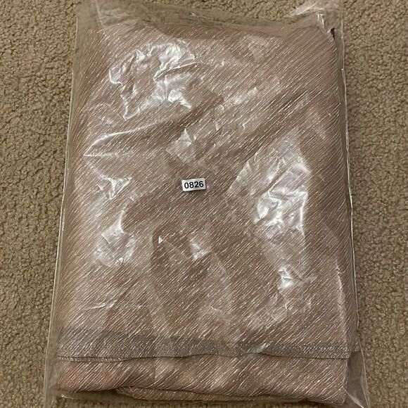 MARINA Cowl Neck Spaghetti Strap Metallic Maxi Gown Dress Size 6 - Picture 11 of 11